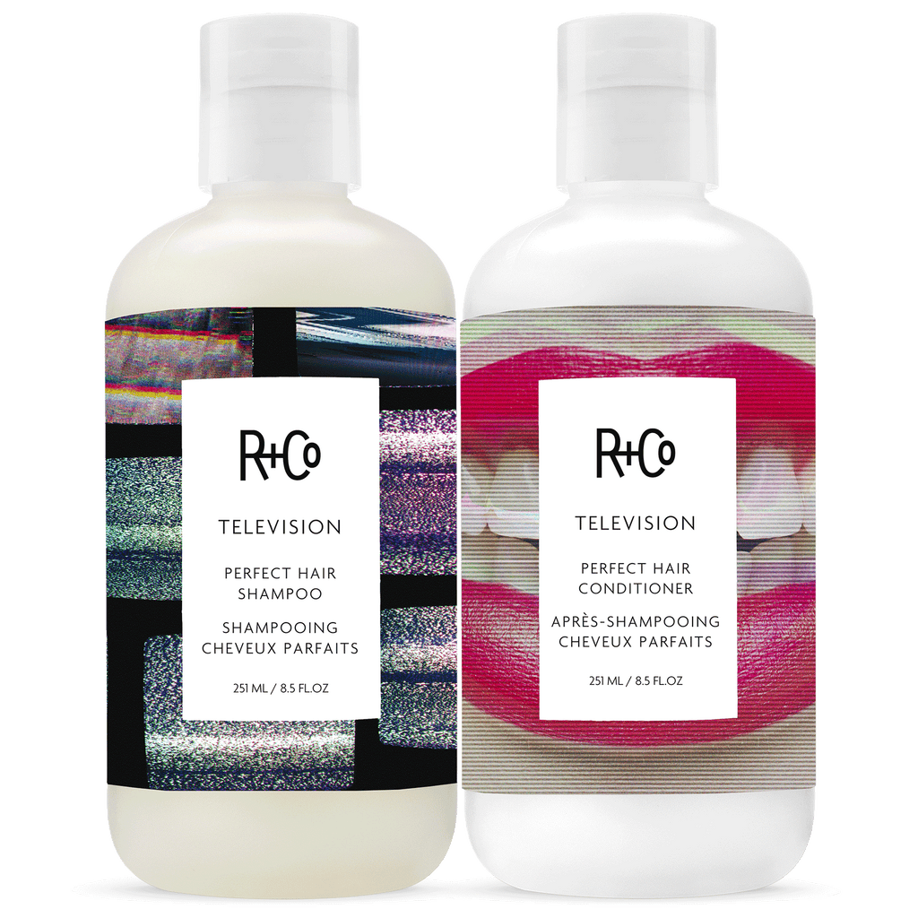TELEVISION Perfect Hair Shampoo + Conditioner Set – R+Co Pro