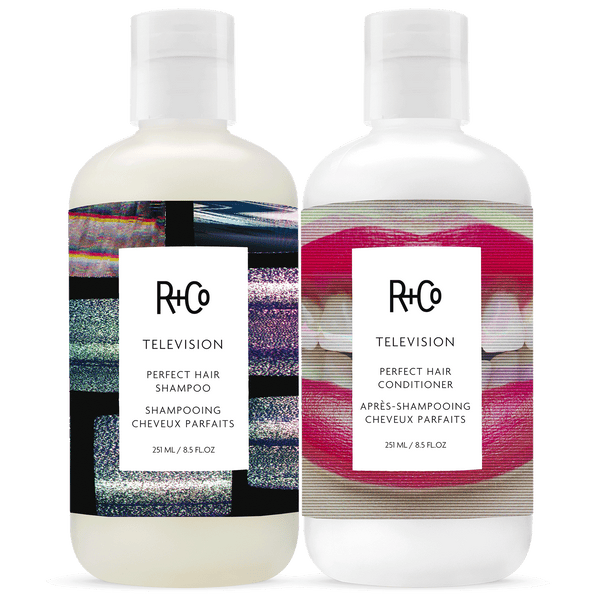 TELEVISION Perfect Hair Shampoo + Conditioner Set – R+Co Pro